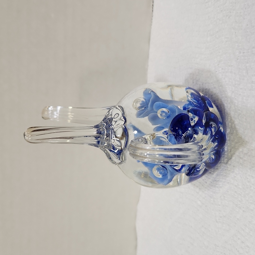Glass ring holder paperweight St. Clair - Picture 5 of 7